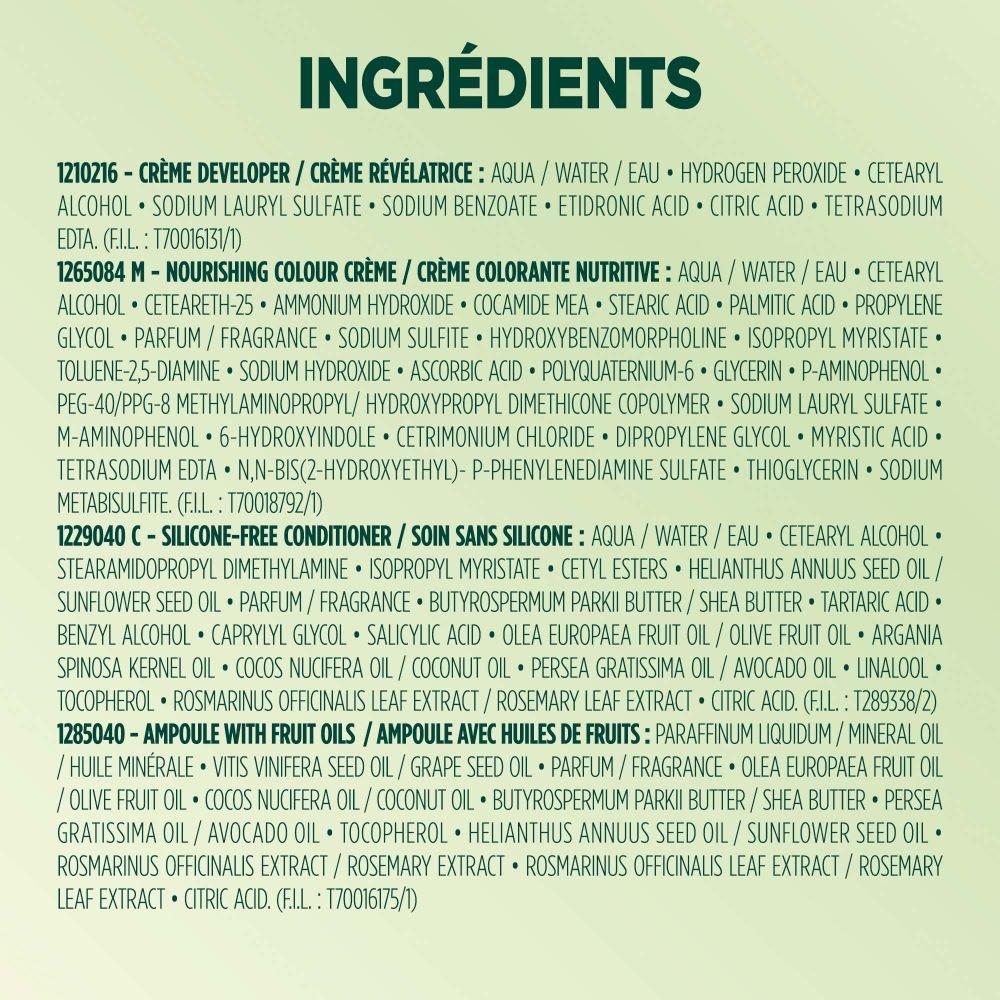 WFP 755029 ULTRA CREME 43 INGREDIENTS FR